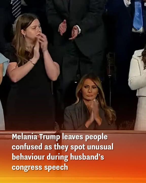 Melania Trump’s Unusual Behavior During