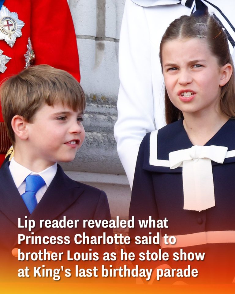 Lip reader revealed what Princess Charlotte said to brother Louis as he stole show at King’s last birthday parade