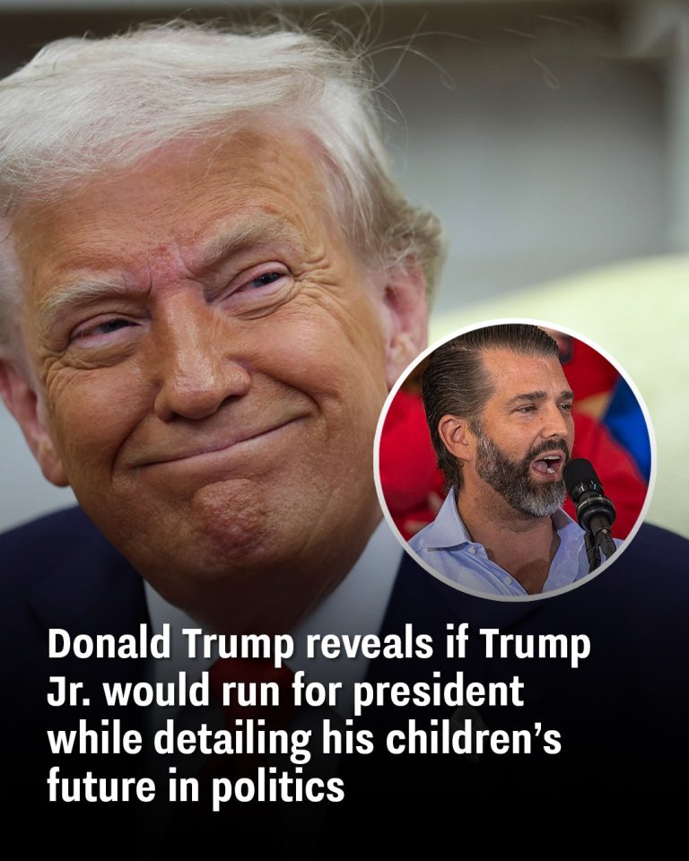 Donald Trump reveals if Trump Jr. would run for president while detailing his children’s future in politics