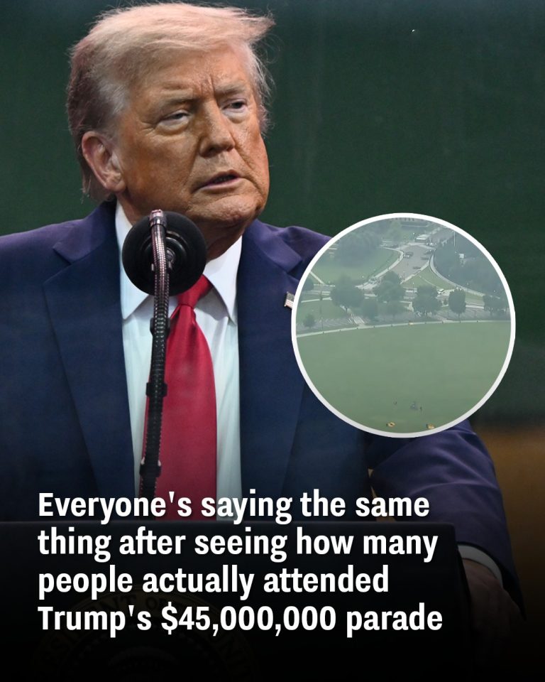 Everyone’s saying the same thing after seeing how many people actually attended Trump’s $45,000,000 parade