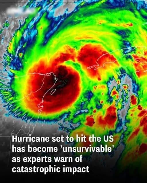Hurricane set to hit the US has become ‘unsu