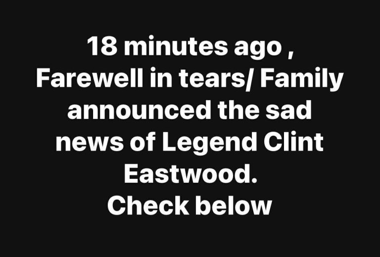 Clint Eastwood’s kids have announced the awful news