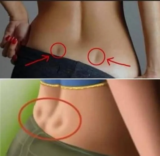 If you have these two holes in your back, it mean