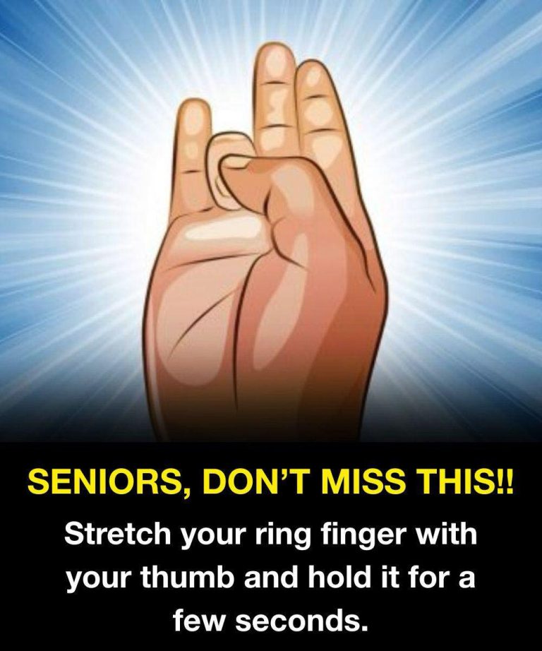 Stretch your ring finger with your thumb and hold it for a few seconds. 