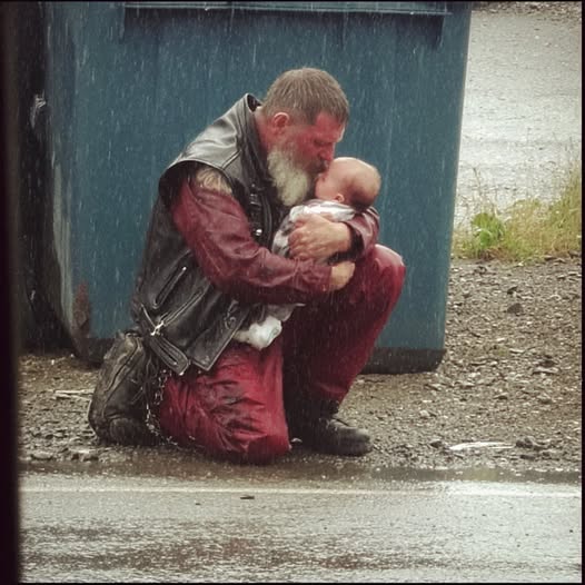 Biker Found A Newborn Baby Buried Alive In