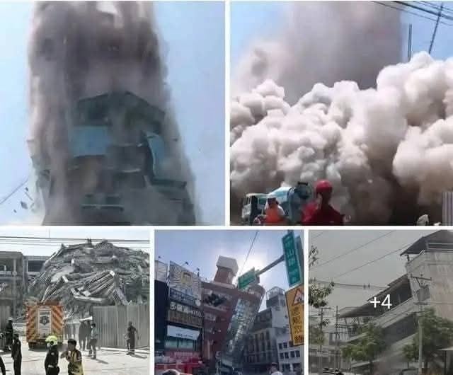 Earthquake of large magnitude leaves