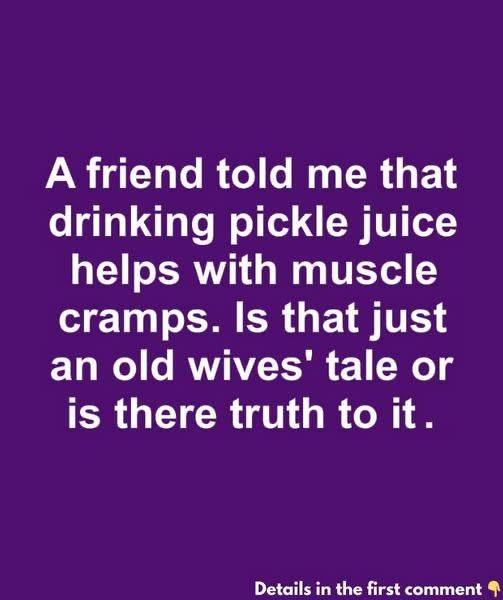 Can Drinking Pickle Juice Actually Relieve Muscle