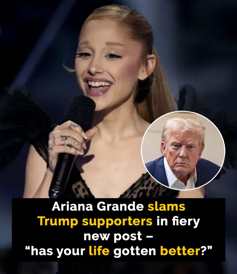 Ariana Grande slams Trump supporters wit