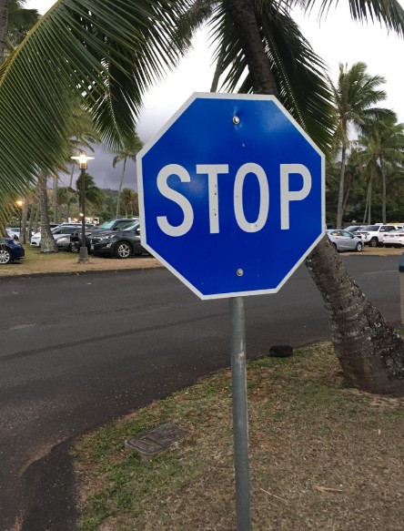 The Meaning Behind a Blue Stop