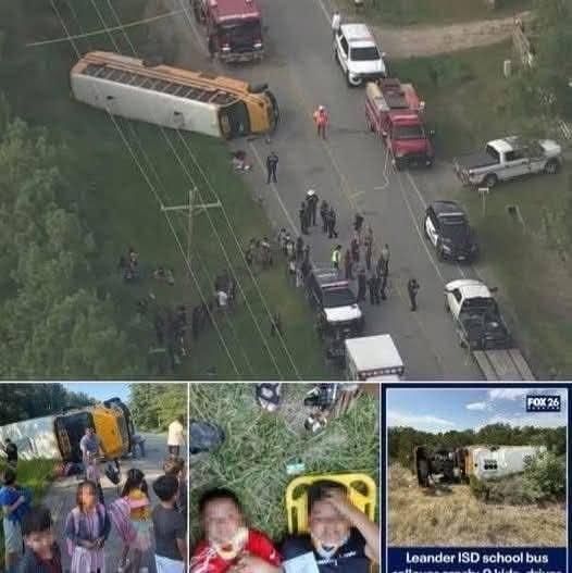 MourningSchool bus accident: