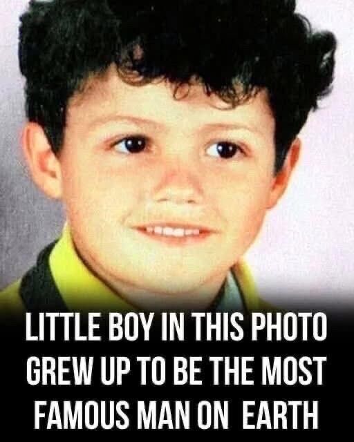 This sweet little boy in the photo is n