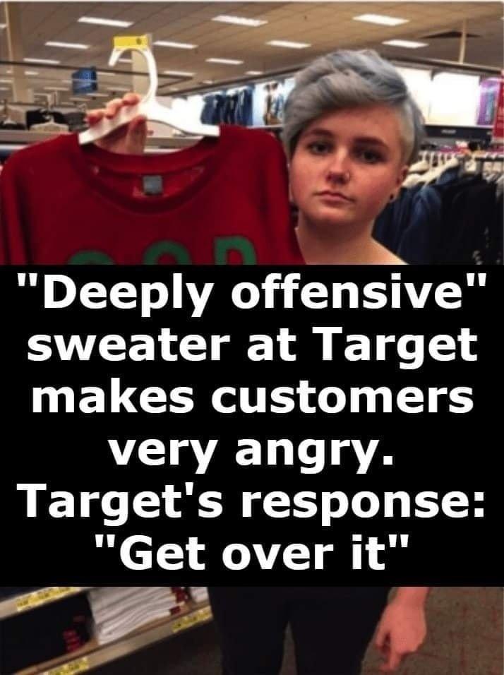 Woman calls sweater at Target ‘deeply