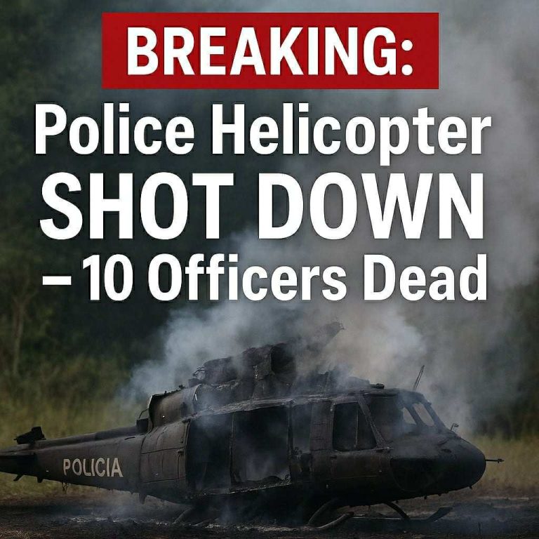 BREAKING NEWS: Police Helicopter SHOT DOWN