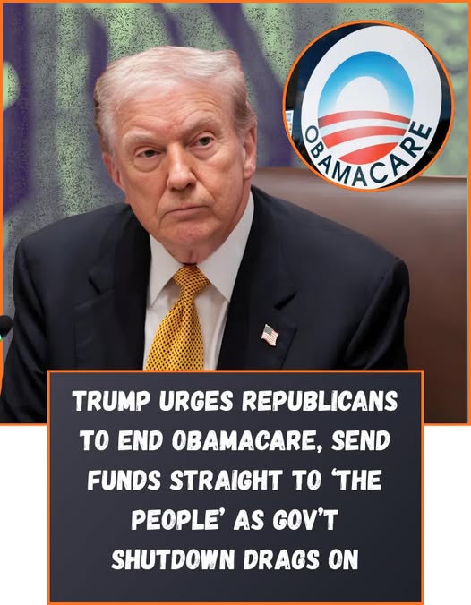 Trump urges Republicans to end Obamacare