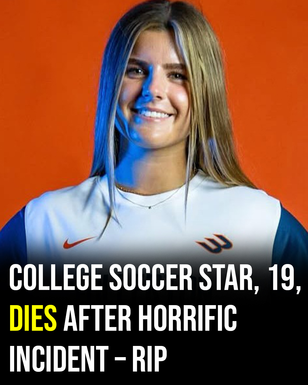 College soccer star dies six weeks after