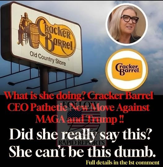 Cracker Barrel CEO Pathetic