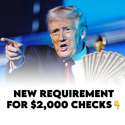 A new requirement for the $2,000 checks