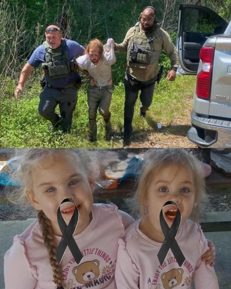 Young man puts both daughters inside