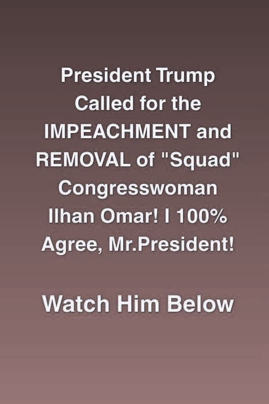 Trump Addresses Ilhan Omar’s Statements