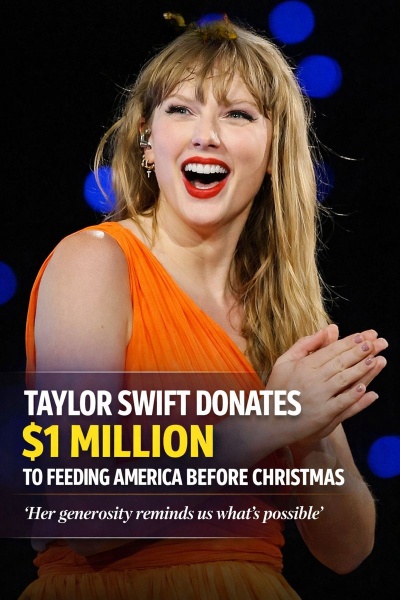 Taylor Swift Donates $1 Million to Feeding