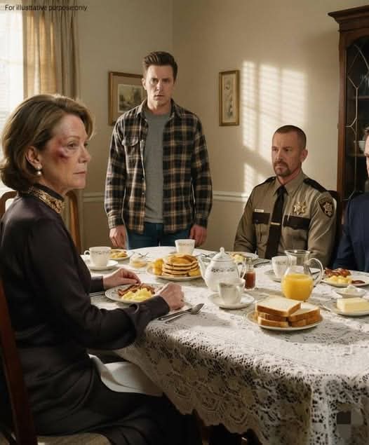 AFTER MY SON HIT ME, I SET THE LACE