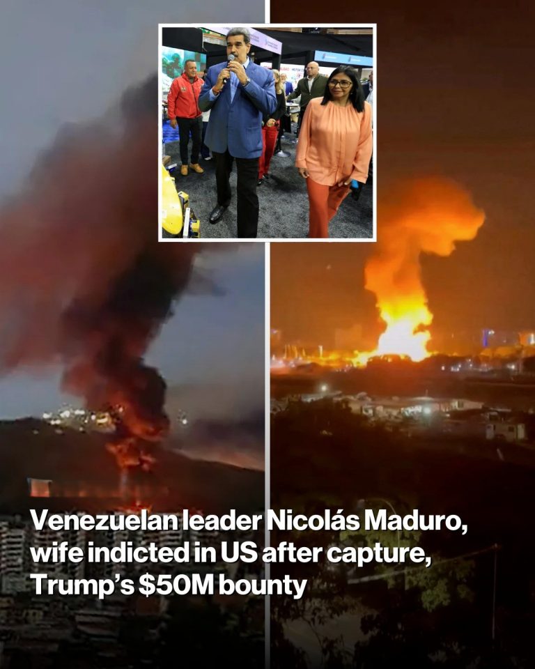 Venezuelan leader Nicolás Maduro, wife indict