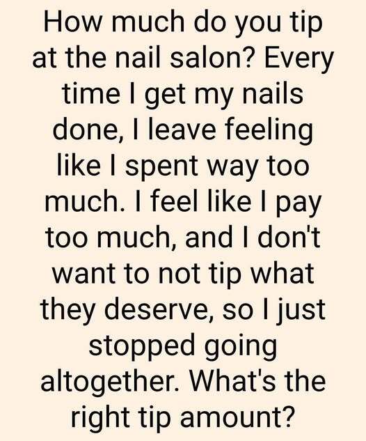 Wondering How Much to Tip at the Nail Salon