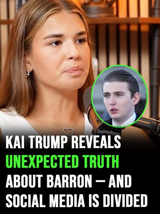Kai Trump makes bold admission about Barron 