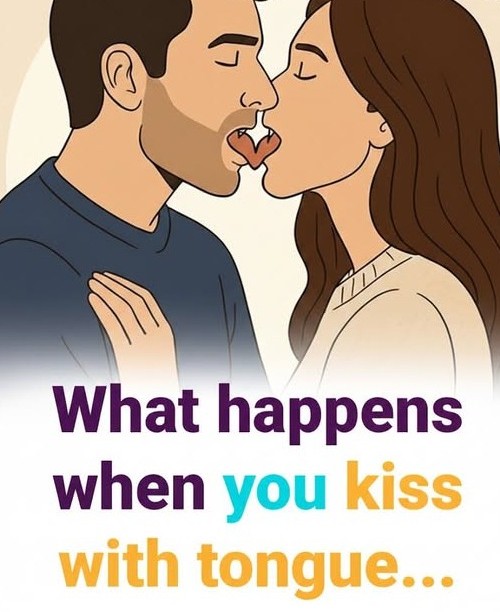 When A Man Kisses You with His Tong