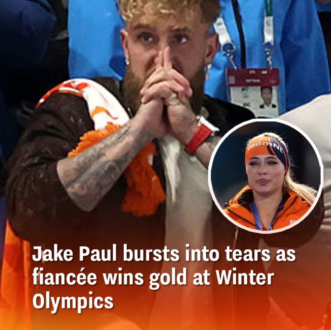 Jake Paul bursts into tears as fiancée wins
