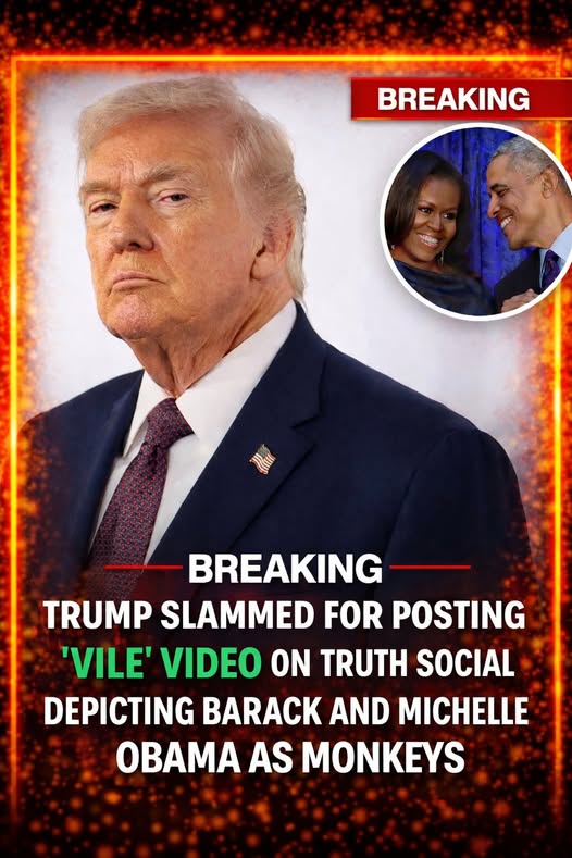 Trump slammed for posting ‘vile’ video