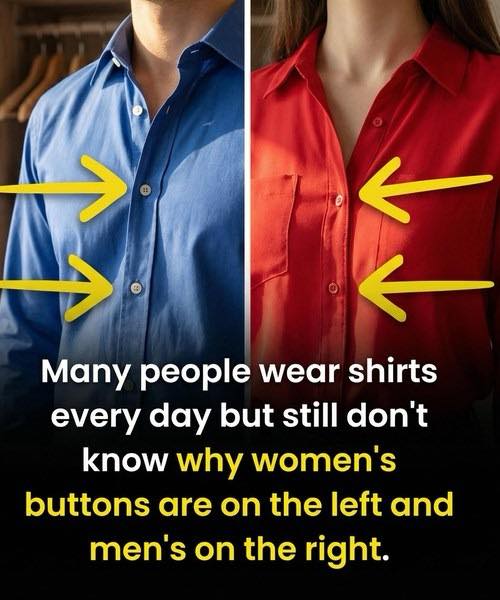 The Curious Reason Women’s Shirts Button