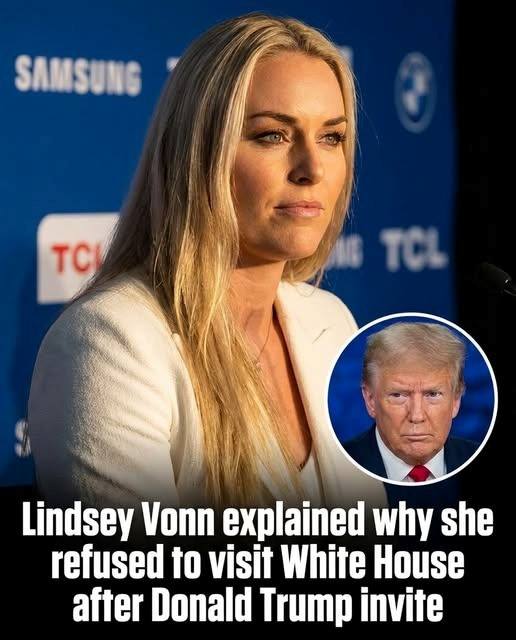Lindsey Vonn Reacts Cautiously to White