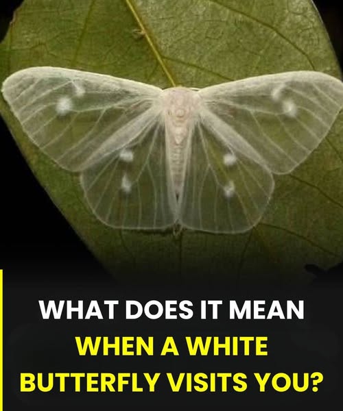 What does it mean when a white butterfly 