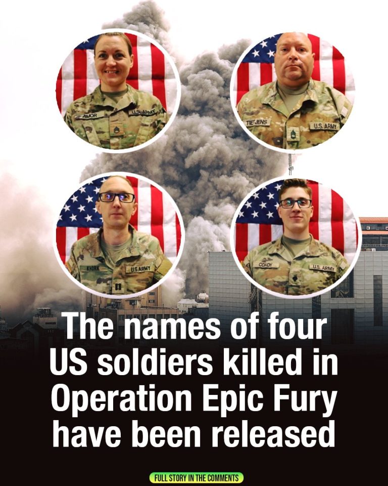 Names of four US soldiers k!lled in 