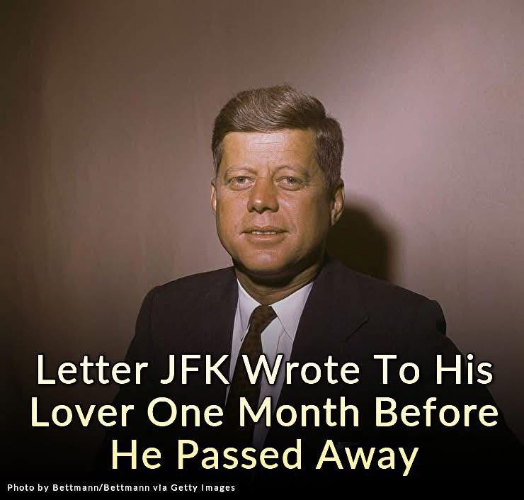 Letter JFK Wrote To His Lover One Month