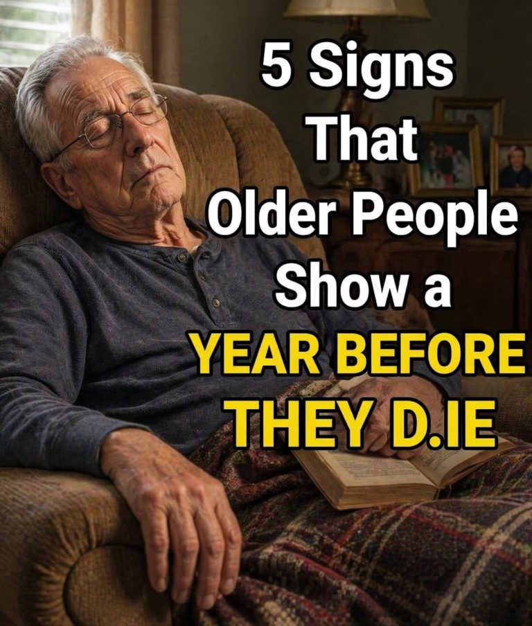 5 signs that an elderly perso