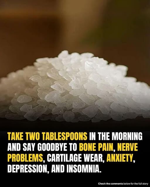 Take two tablespoons in the morning 