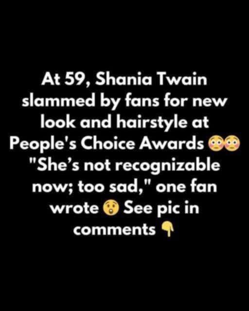 Shania Twain catches