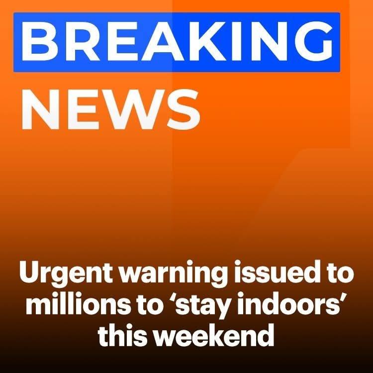 Urgent warning issued to millions to