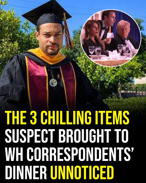 Three chilling items suspect brought to