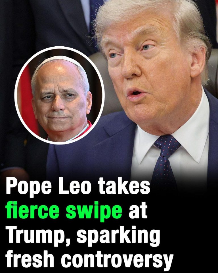 -Pope Leo- takes fierce swipe at Trump,
