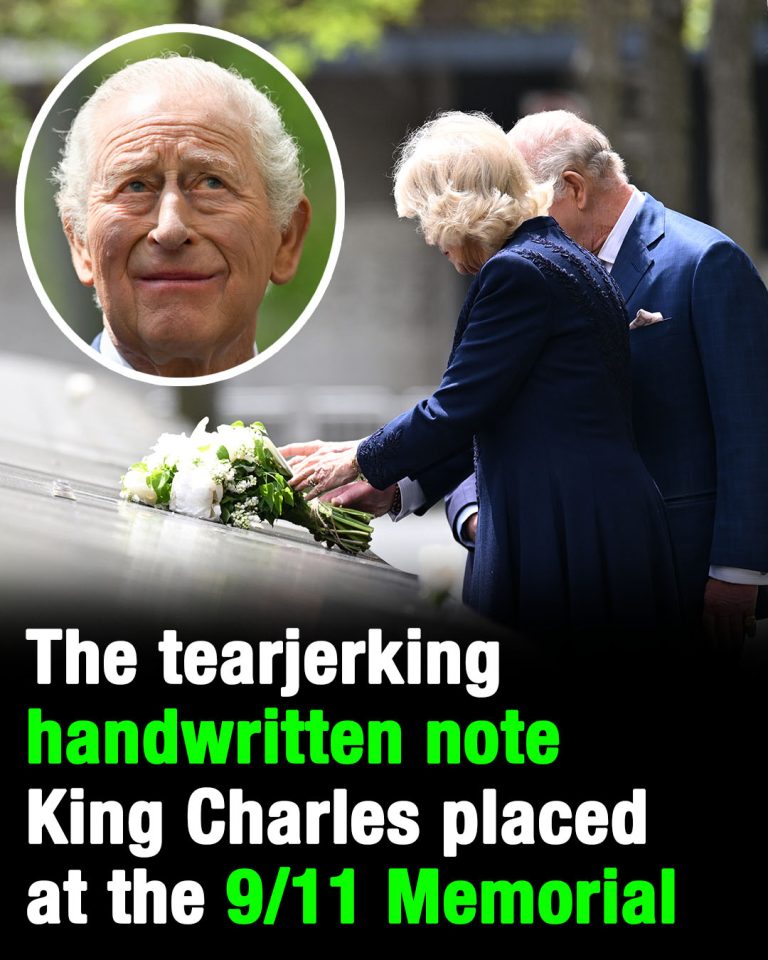 The tearjerking handwritten note King Charles