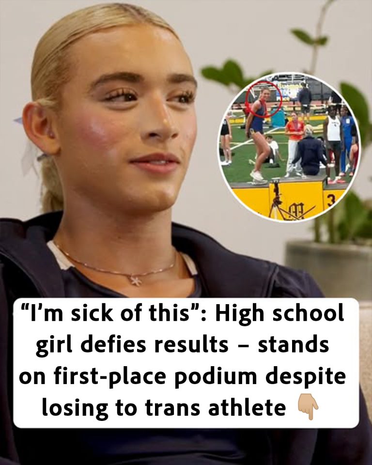 High school girl claims first-place podium s