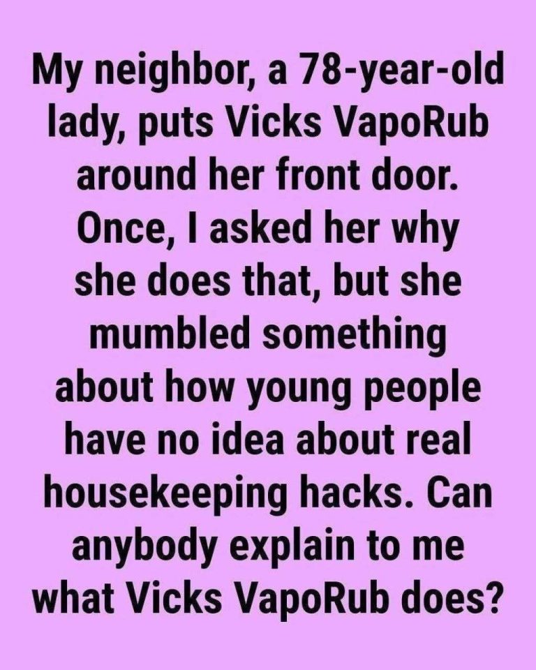 Amazing Trick With Vicks VapoRub: A Natura
