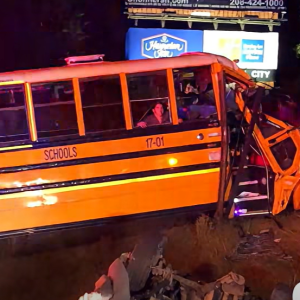 11 injured, one dead in crash involving schoo