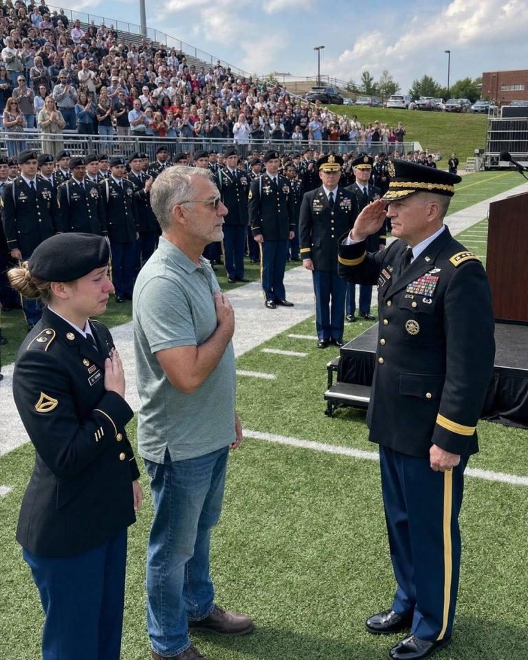 A Three-Star General Saluted the Truck
