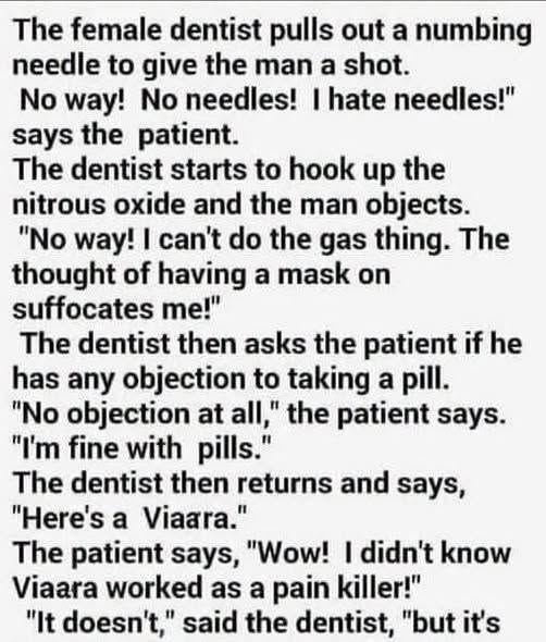 “Patient’s Fear of Needles Leads to Hilarious Denta