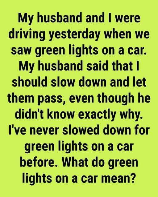 Why Some Medical Transport Vehicles Use Green Warni