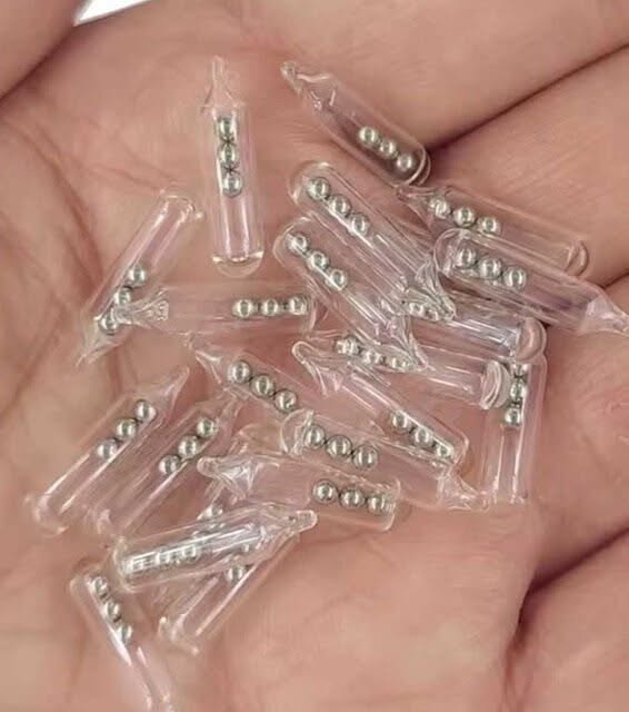 Identifying Small Glass Tubes with Thre